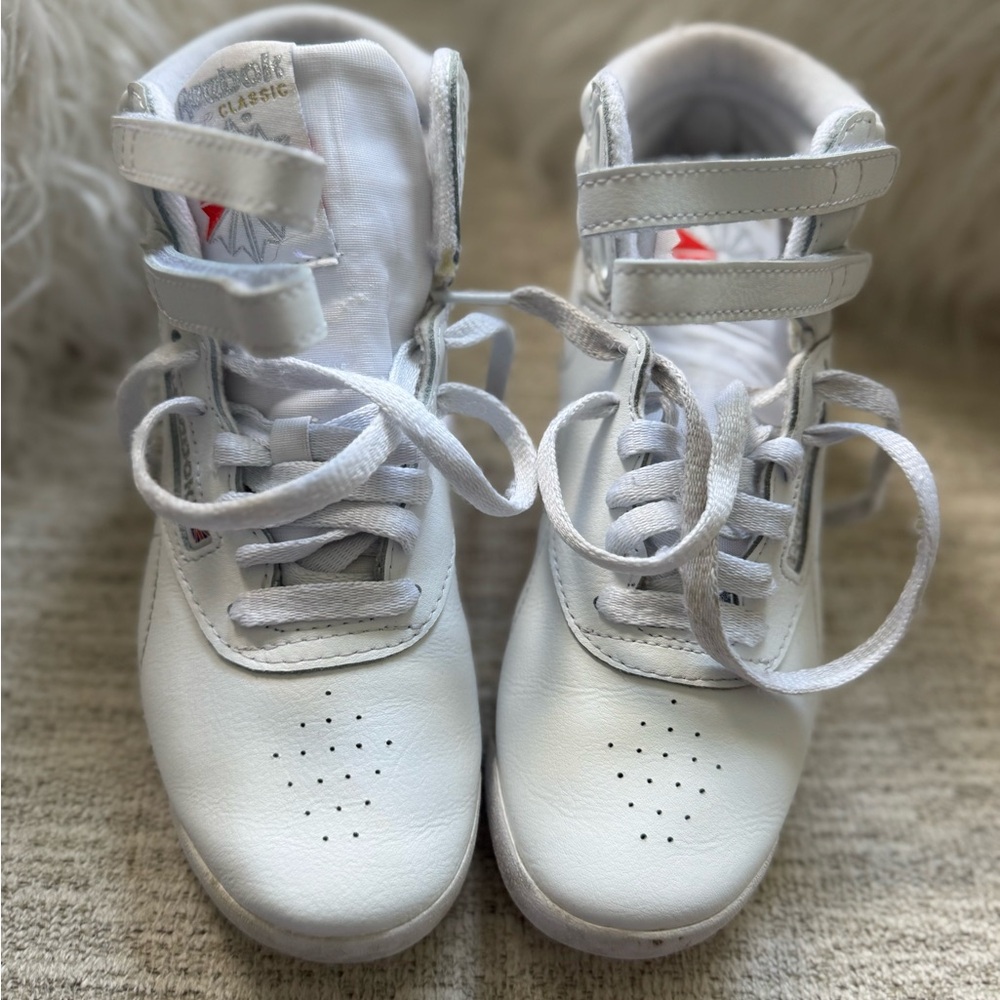 Reebok Kids White High-Top Sneakers